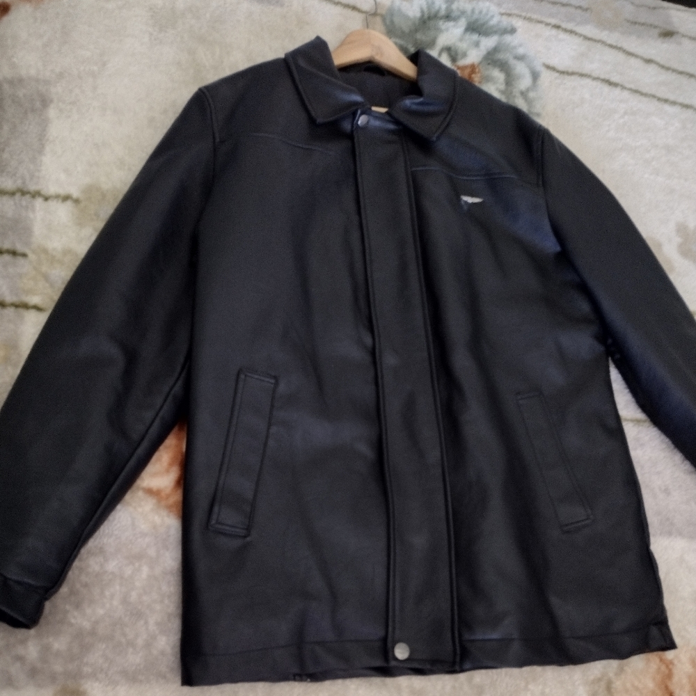 Leather Jacket 3 Quarter Zip